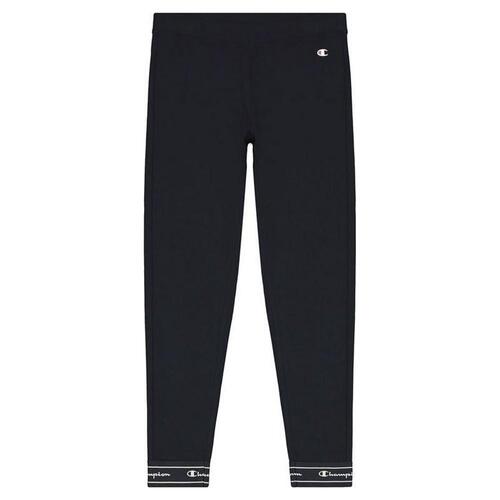 Sport leggings til kvinder Champion Crop Logo Tape W Mørkeblå S