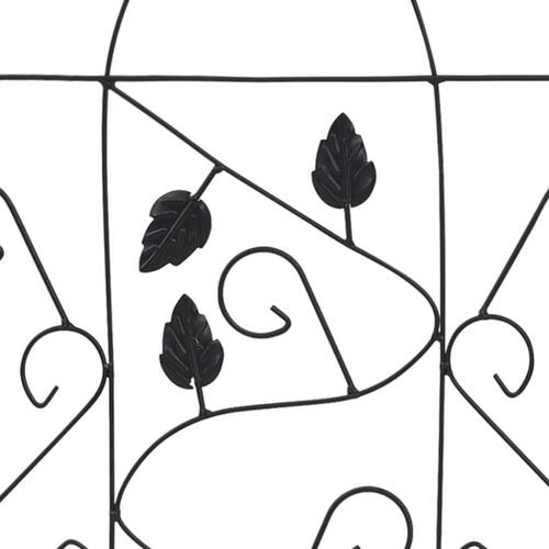 Plantestativer 3 stk. 40x100 cm jern sort