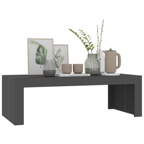 Sofabord 110x50x35 cm spånplade grå