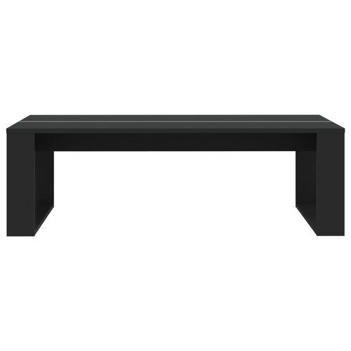 Sofabord 110x50x35 cm spånplade sort