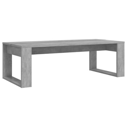 Sofabord 110x50x35 cm spånplade betongrå
