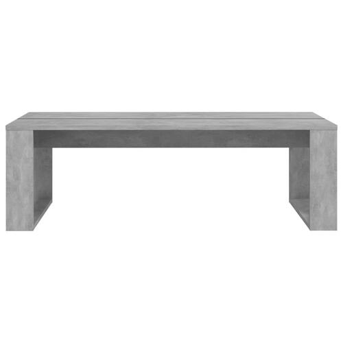 Sofabord 110x50x35 cm spånplade betongrå
