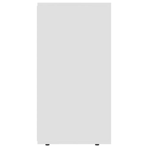 Skænk 120x36x69 cm konstrueret træ hvid
