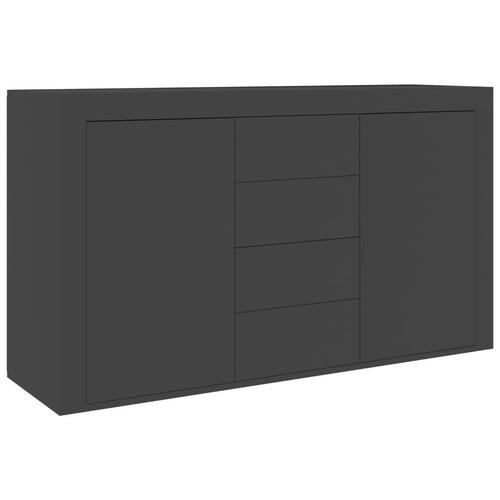 Skænk 120x36x69 cm spånplade grå