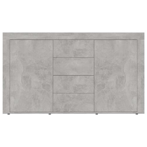 Skænk 120x36x69 cm konstrueret træ betongrå