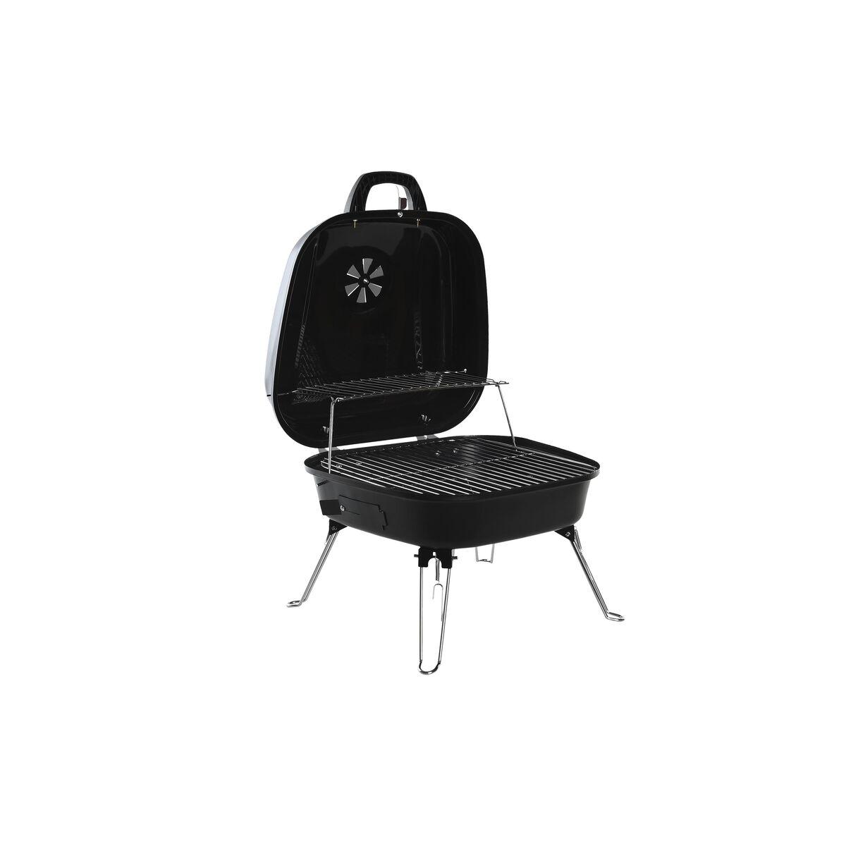 Havegrill Stål Aluminium (44,5 x 42 x 34 cm)