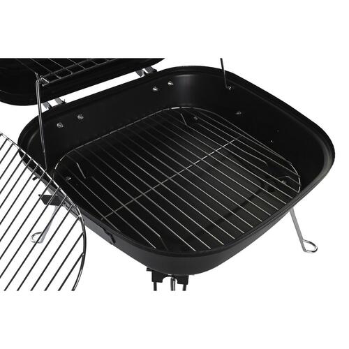 Havegrill Stål Aluminium (44,5 x 42 x 34 cm)
