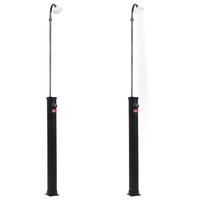 Solopvarmet bruser 215 cm 8 l sort
