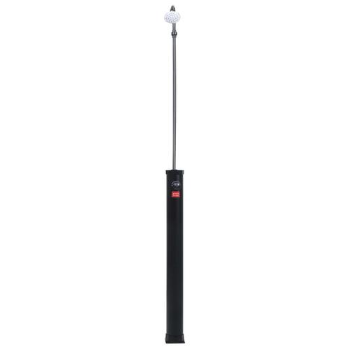 Solopvarmet bruser 215 cm 8 l sort