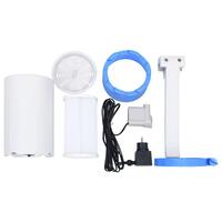 Pumpe og overfladeskimmer til pool med adapter 16 cm plastik