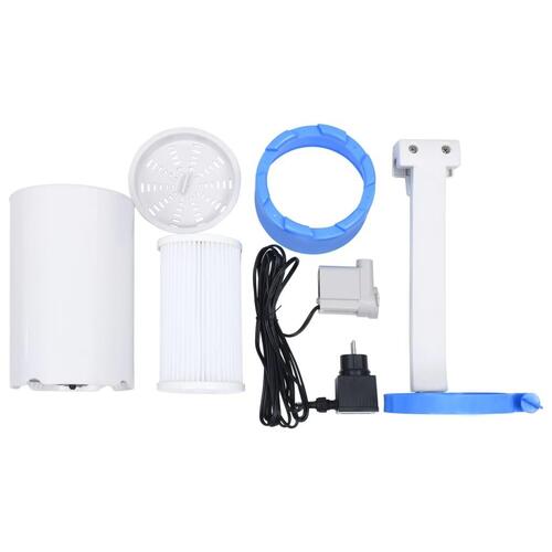 Pumpe og overfladeskimmer til pool med adapter 16 cm plastik