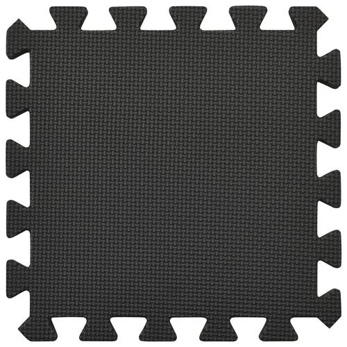 Gulvmåtter 54 stk. 4,86 ㎡ EVA-skum sort