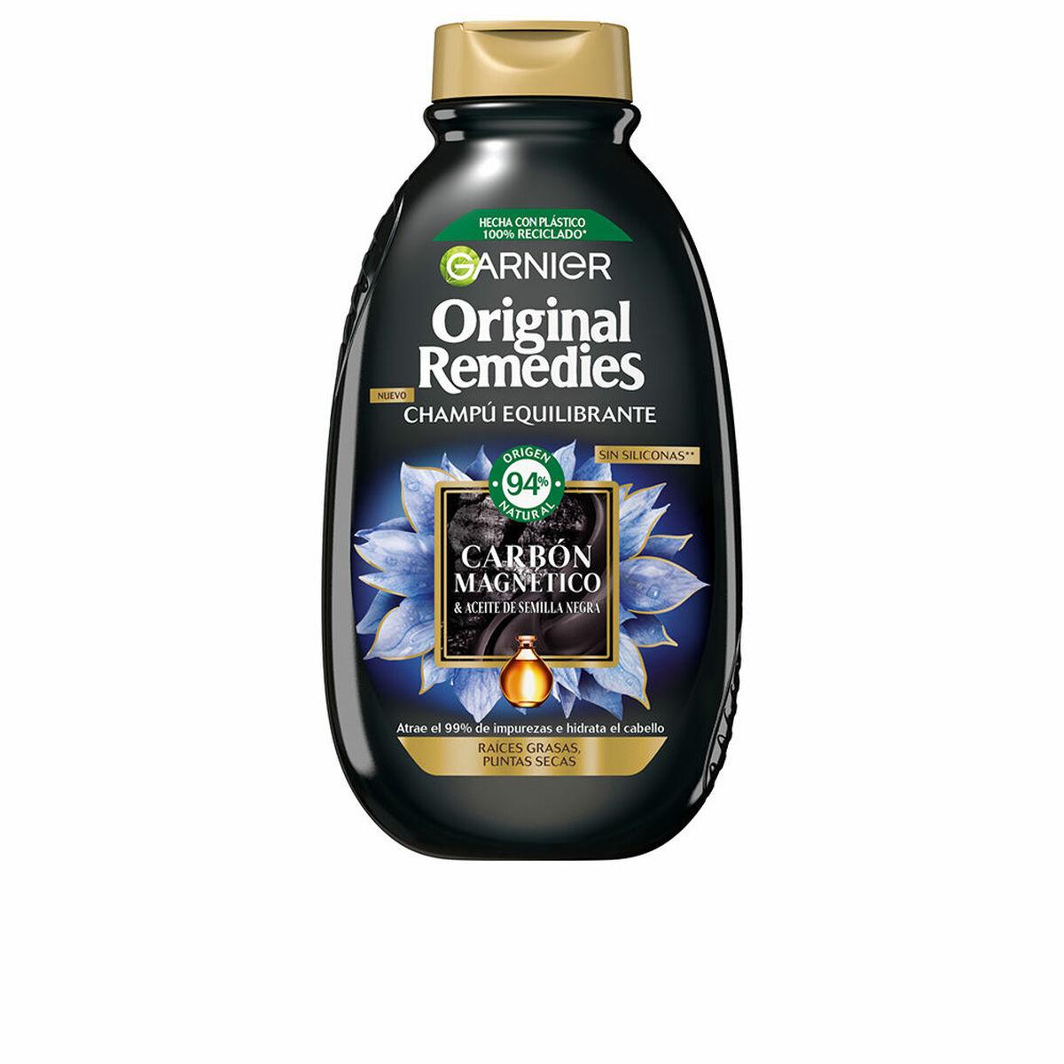 Shampoo Garnier Original Remedies Balancerende Magnetisk trækul (300 ml)
