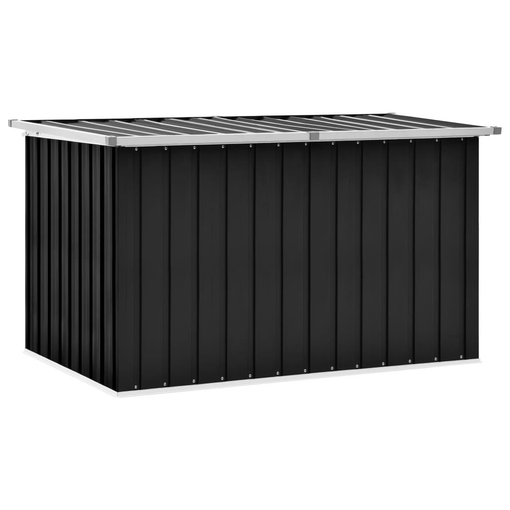Opbevaringskasse til haven 149x99x93 cm antracitgrå