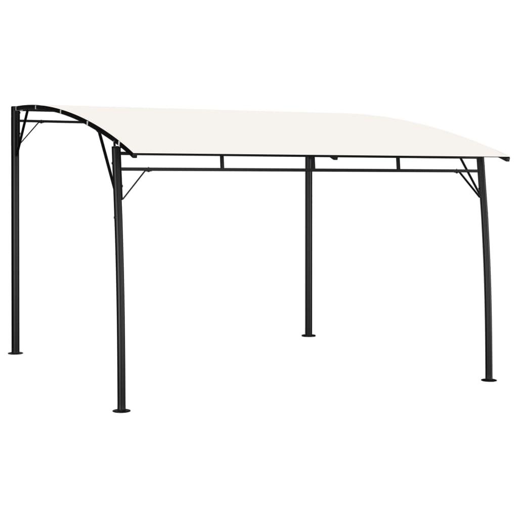Fritstående markise 3x3x2,55 m cremefarvet