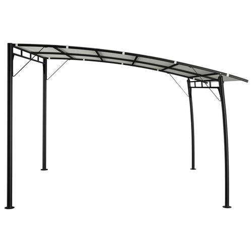 Fritstående markise 3x3x2,55 m cremefarvet