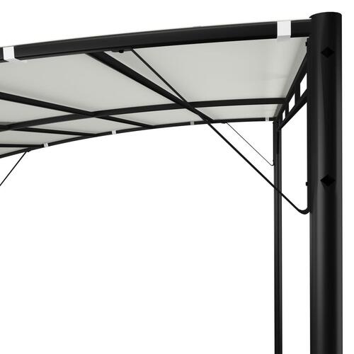Fritstående markise 3x3x2,55 m cremefarvet