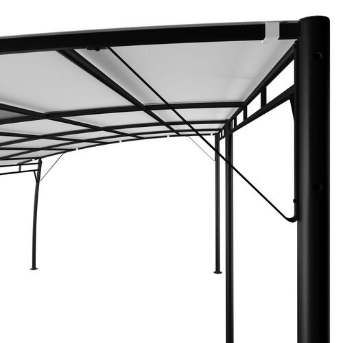 Fritstående markise 6x3x2,55 m cremefarvet