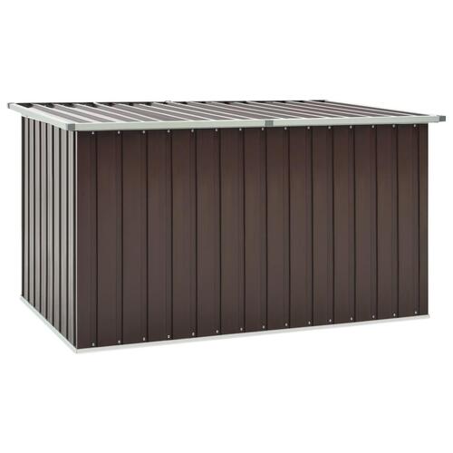 Opbevaringskasse til haven 171x99x93 cm brun