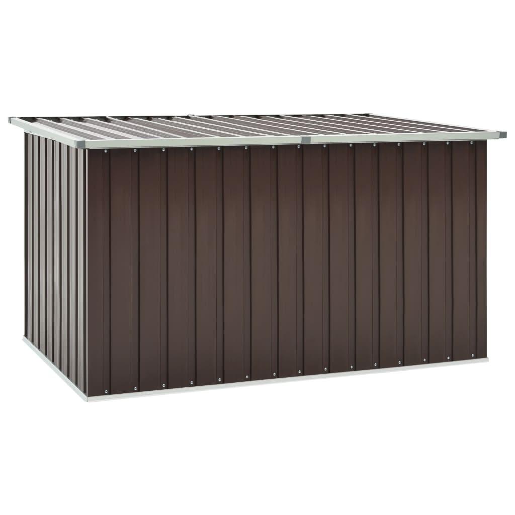 Opbevaringskasse til haven 171x99x93 cm brun