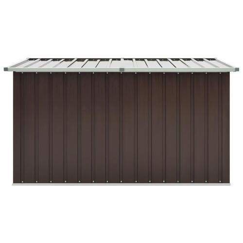 Opbevaringskasse til haven 171x99x93 cm brun