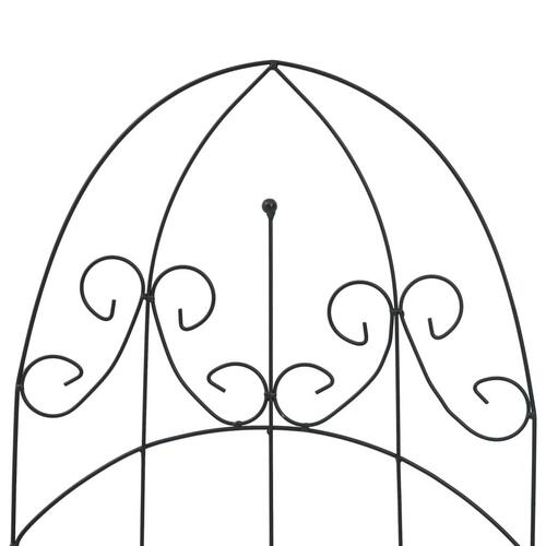 Plantestativer 3 stk. 40x100 cm jern sort