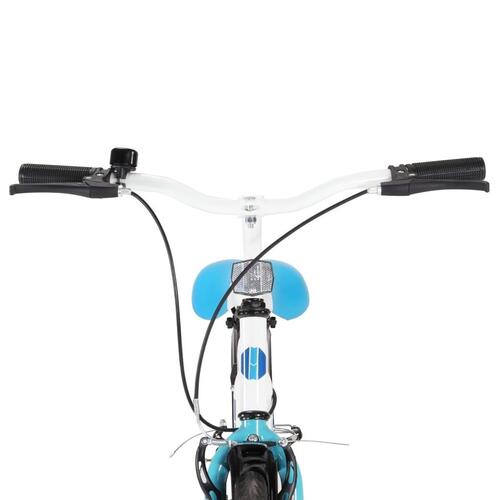 Børnecykel 24 tommer blå og hvid