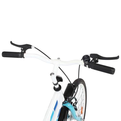 Børnecykel 24 tommer blå og hvid