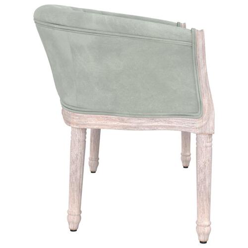 Bænk 98x56x69 cm velour mørkegrå