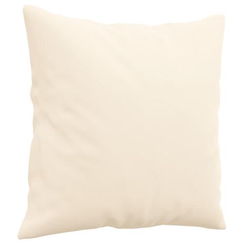 Pyntepuder 2 stk. 40x40 cm velour brun