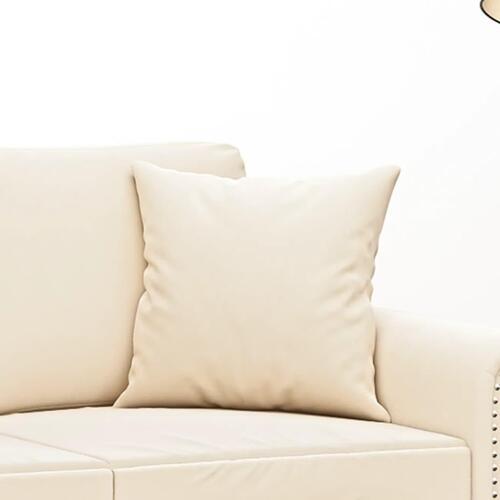 Pyntepuder 2 stk. 40x40 cm velour brun
