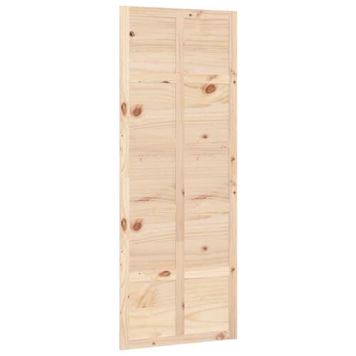 Skydedør 80x1,8x214 cm massivt fyrretræ