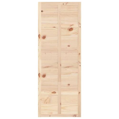 Skydedør 80x1,8x214 cm massivt fyrretræ