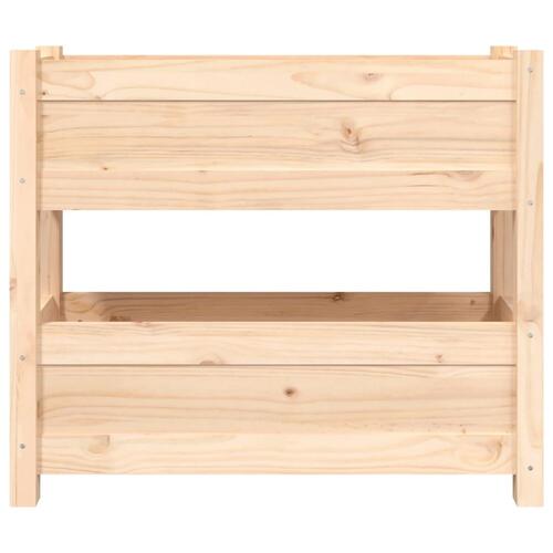 Plantekasse 77x25x66 cm massivt fyrretræ
