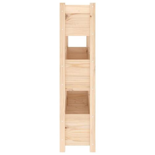 Plantekasse 112x25x104,5 cm massivt fyrretræ
