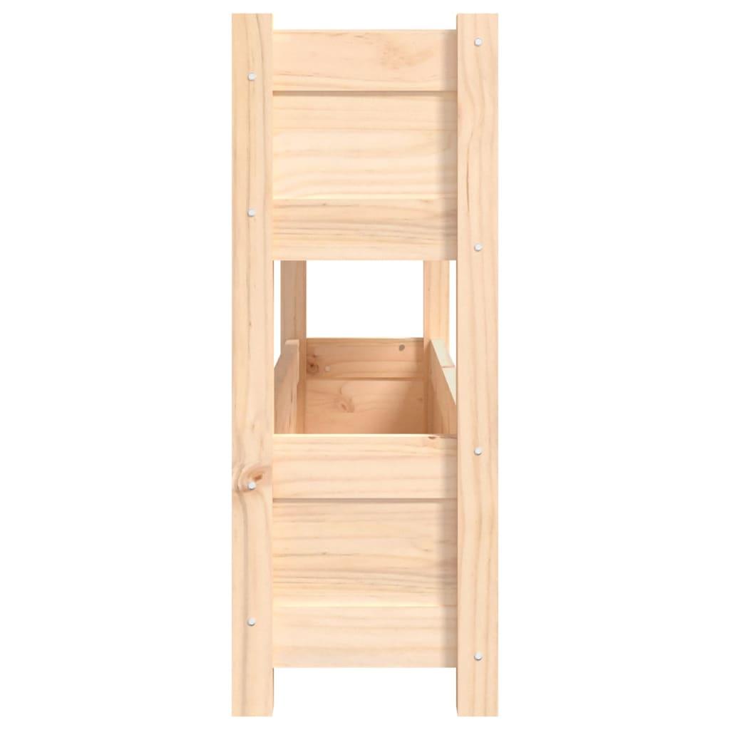 Plantekasse 112x25x66 cm massivt fyrretræ