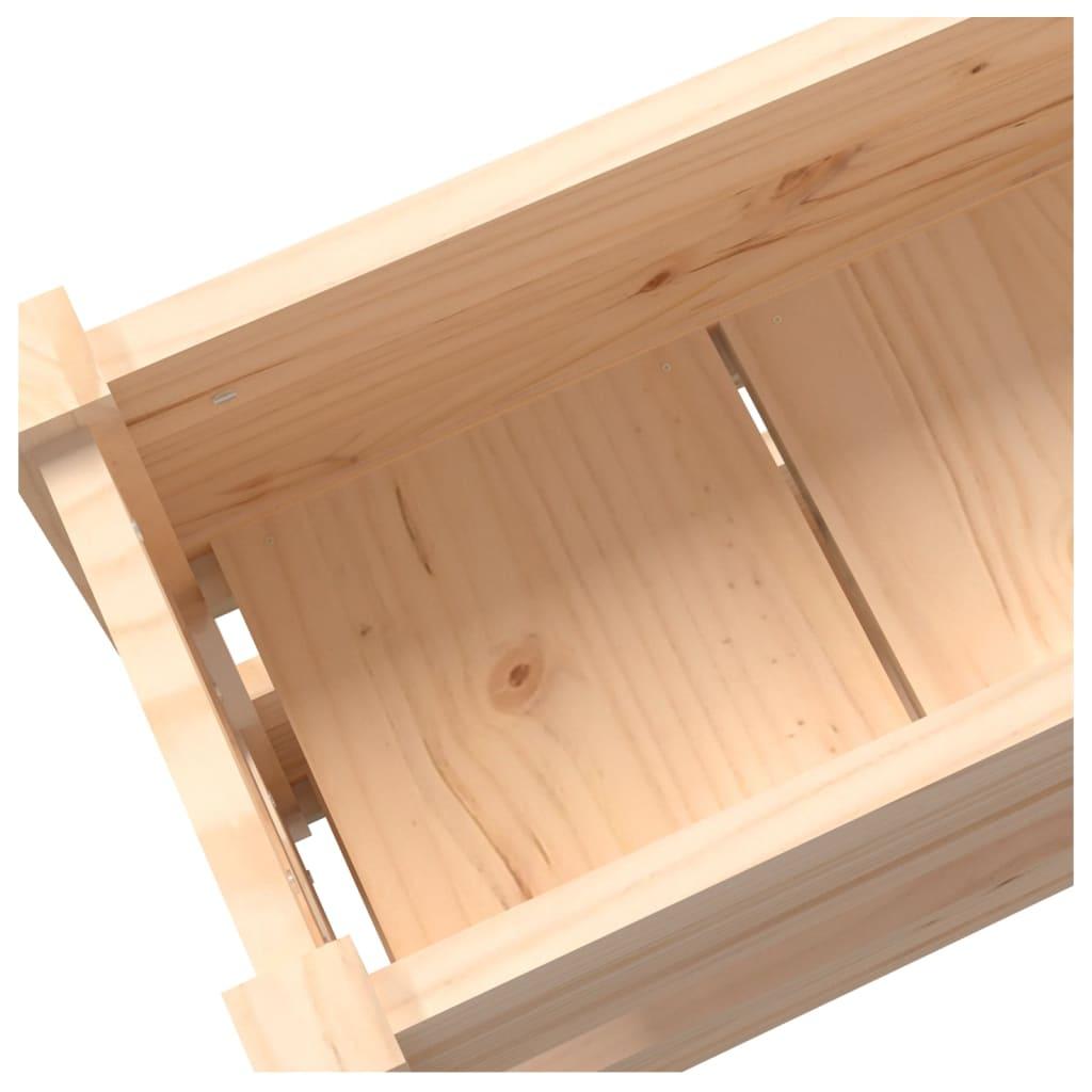 Plantekasse 112x25x66 cm massivt fyrretræ