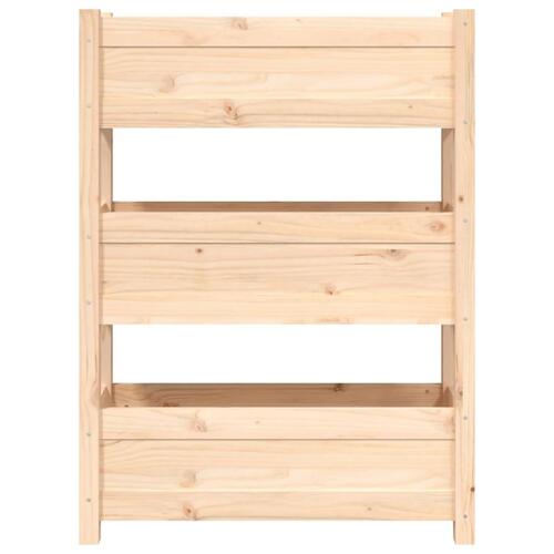 Plantekasse 77x25x104,5 cm massivt fyrretræ