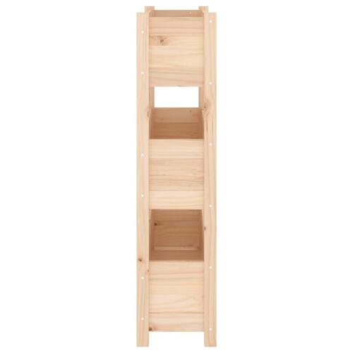 Plantekasse 77x25x104,5 cm massivt fyrretræ