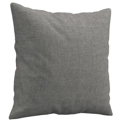 Pyntepuder 2 stk. 40x40 cm stof mørkegrå