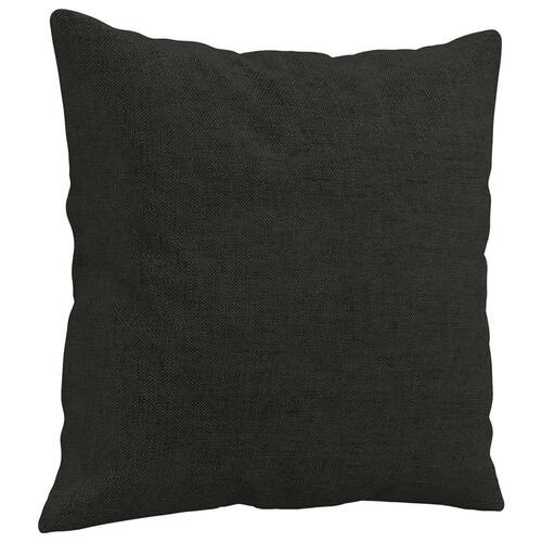Pyntepuder 2 stk. 40x40 cm stof sort