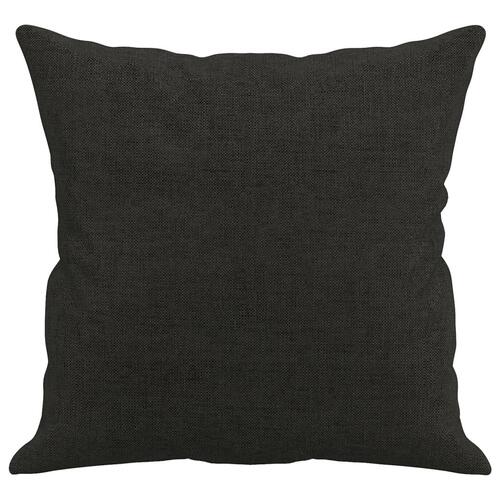 Pyntepuder 2 stk. 40x40 cm stof sort