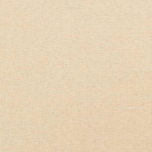Pyntepuder 2 stk. 40x40 cm stof cremefarvet