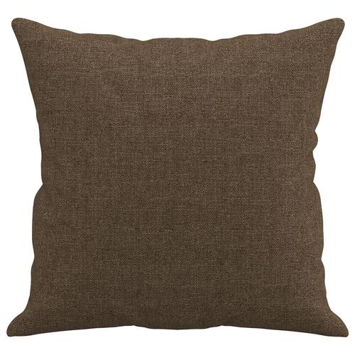 Pyntepuder 2 stk. 40x40 cm stof brun