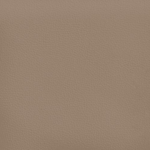Pyntepuder 2 stk. 40x40 cm kunstlæder cappuccinofarvet