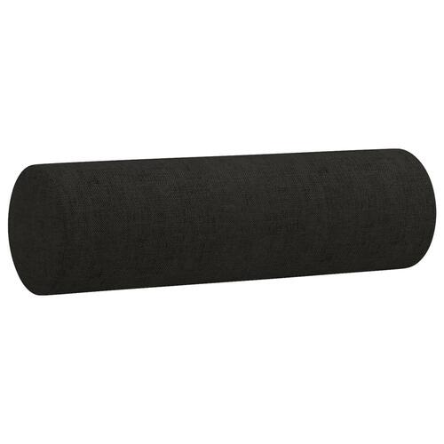 Pyntepuder 2 stk. Ø15x50 cm stof sort
