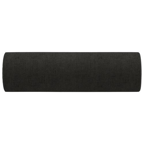 Pyntepuder 2 stk. Ø15x50 cm stof sort