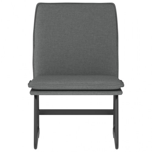 Loungestol 52x75x76 cm stof mørkegrå