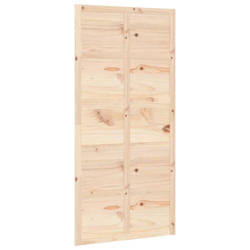 Skydedør 100x1,8x214 cm massivt fyrretræ