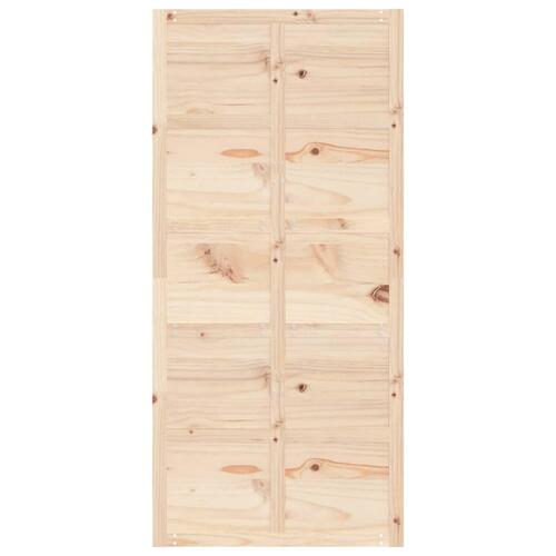 Skydedør 100x1,8x214 cm massivt fyrretræ